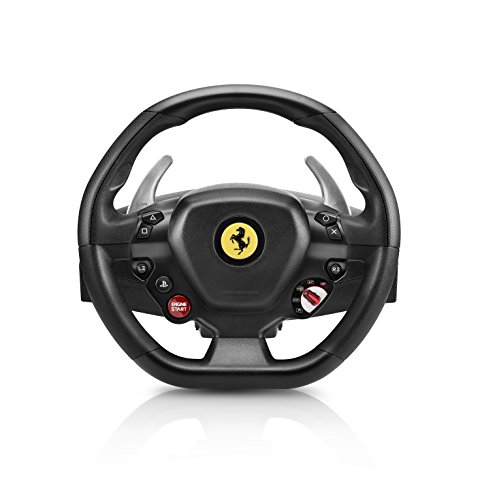 Thrustmaster T80 Ferrari 488 GTB Edition - Volante de carreras para PS4/PC, Funciona con juegos de PS5