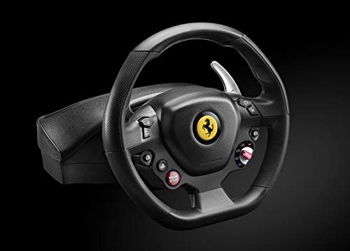 Thrustmaster T80 Ferrari 488 GTB Edition - Volante de carreras para PS4/PC, Funciona con juegos de PS5