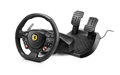 Thrustmaster T80 Ferrari 488 GTB Edition - Volante de carreras para PS4/PC, Funciona con juegos de PS5