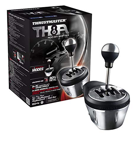 Thrustmaster TH8A Add-On shifter - el cambio de marchas de gama alta, realista y multiplatforma (PC, Playstation, Xbox ) - Realizado de 100% en metal