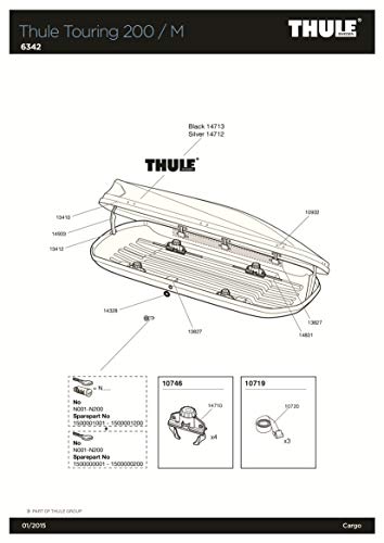 Thule 634208 CRUZBER, Negro Mate, M