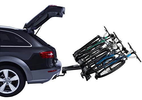 Thule 927 Velocompact 4 bicicleta Carrier remolque remolque Soporte inclinable bloqueo