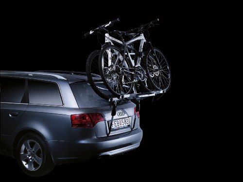 Thule ClipOn High 2 9105, Portabicicletas de tipo plataforma elevada, diseñado para vehículos familiares y dos volúmenes (para 2 bicicletas).