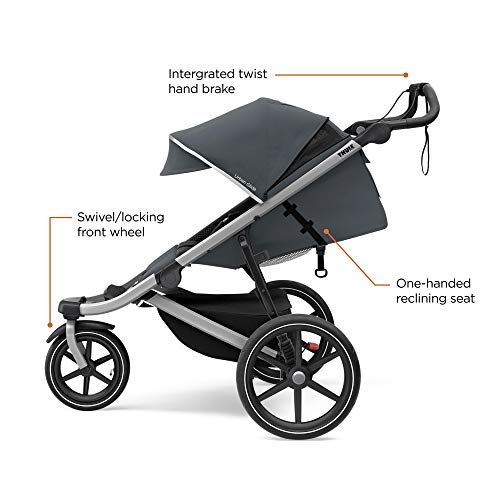 Thule Cochecito de bebé Urban Glide 2.0 de la Marca, Unisex, 10101924, Gris Oscuro