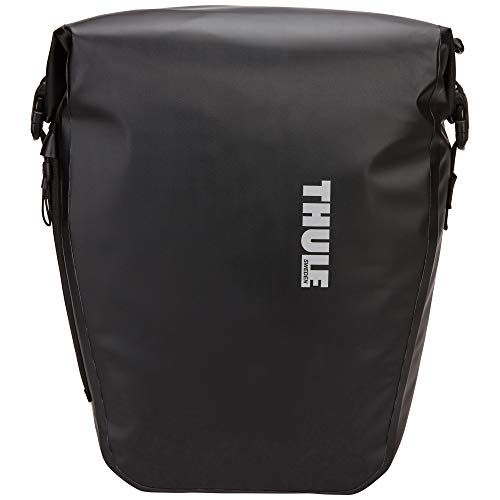 Thule Escudo Pannier 17L-Negro Bolsas para Bicicleta, Unisex Adulto, M