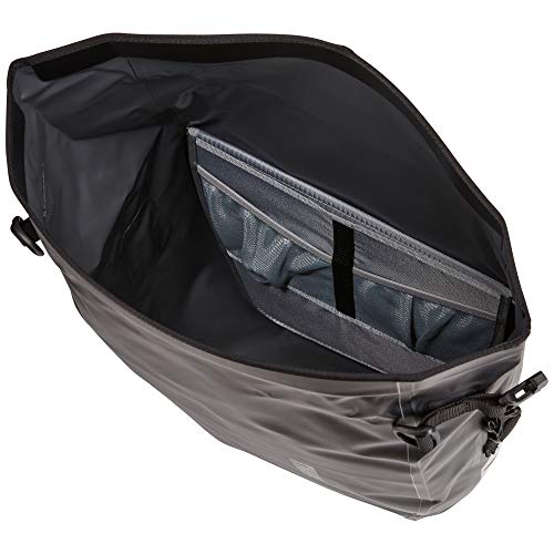 Thule Escudo Pannier 25L Par-Negro Bolsas para Bicicleta, Unisex Adulto, L