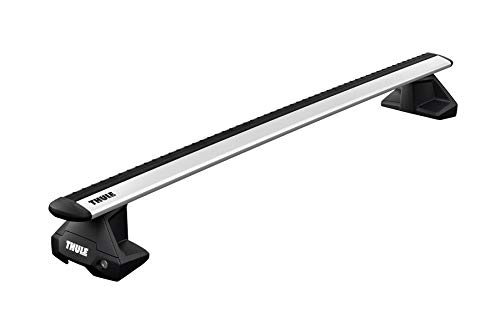 Thule Evo Clamp, Soporte para barras de techo, vehículos sin puntos de conexión, portaequipajes sin barras de serie, pack de 4