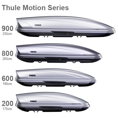 Thule Motion 600 Cofre de Techo/Baúl de Techo/Baúl portaquipajes 320L Negro - Accesorio para Coche (670 mm, 1900 mm, 420 mm, 16 kg)