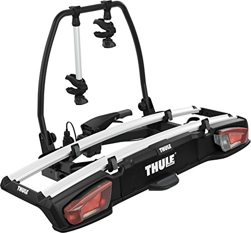 Thule VeloSpace XT 2, El portabicicletas versátil para todo tipo de bicicletas, desde bicicletas eléctricas y fatbikes