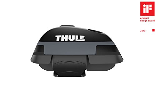 Thule WingBar Edge 90401060 Sistema completo incluye soportes de candado para Subaru Impreza – de la Carga Silencioso y segura