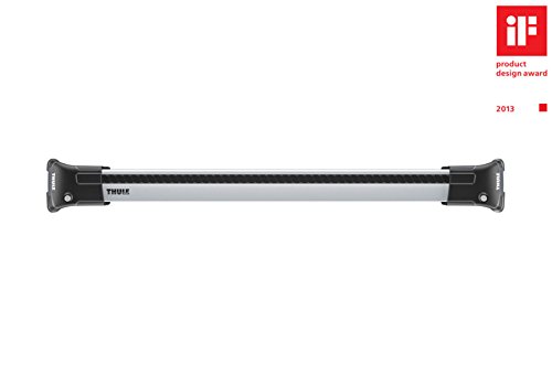 Thule WingBar Edge 90401060 Sistema completo incluye soportes de candado para Subaru Impreza – de la Carga Silencioso y segura