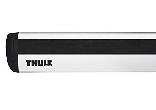 Thule WingBar Evo 127, Barras de carga aerodinámica de primera calidad que ofrecen un viaje excepcionalmente silencioso. Pack de 2.