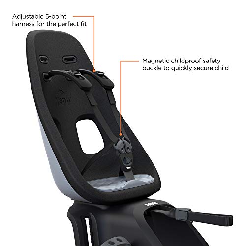 Thule Yepp Nexxt Maxi Asiento Trasero, Unisex niños, Gris, portata massima 22kg