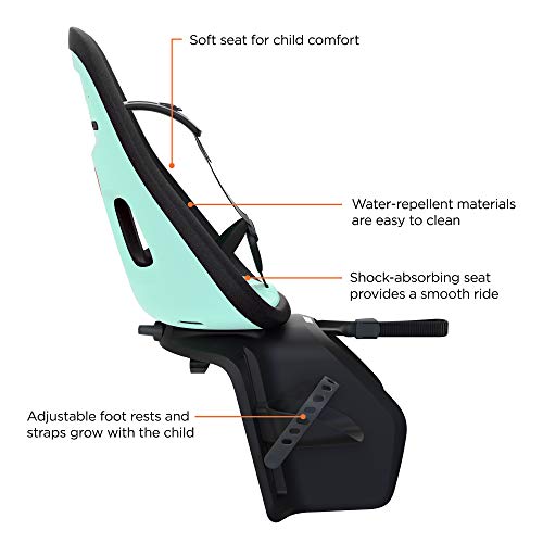 Thule Yepp Nexxt Maxi Asiento Trasero, Unisex niños, Verde Menta, portata massima 22kg