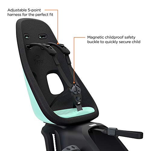 Thule Yepp Nexxt Maxi Asiento Trasero, Unisex niños, Verde Menta, portata massima 22kg