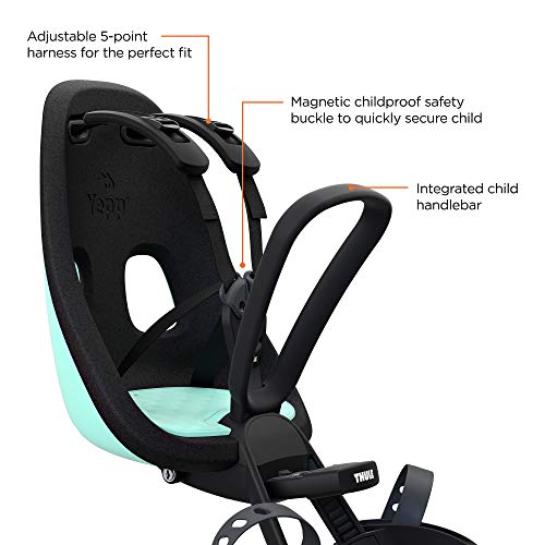 Thule Yepp Nexxt Mini - Asiento Delantero Unisex para niño, Color Verde Menta, Carga máxima de 15 kg