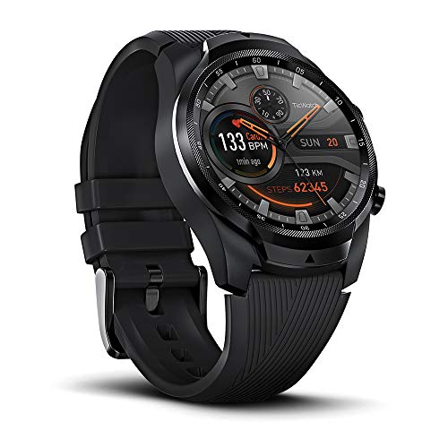 TicWatch Pro 4G / LTE Smartwatch PRO, 1G RAM 4GB Memoria, Monitoreo del sueño, Ejercicio y estado físico, Relojes deportivos, GPS integrado, NFC Google Pay