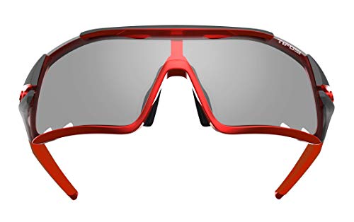 Tifosi Gafas de sol unisex Davos Fototec para adultos, color rojo