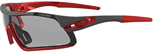 Tifosi Gafas de sol unisex Davos Fototec para adultos, color rojo