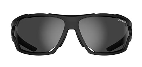 Tifosi Gafas unisex Amok con lentes intercambiables, color negro mate, talla única