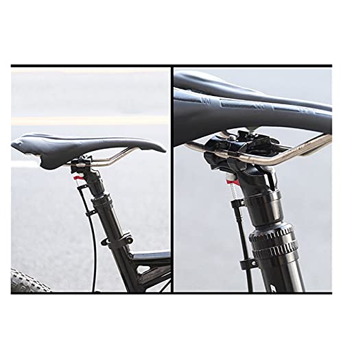 tija de sillín de Bicicleta Extensión De La Bicicleta Sillín De Asiento Ajustable Aleación De Aluminio Aleación De Montaña Bicicleta Telescópica Tubo De Silla De Montar 31.6mm Piezas De Bicicleta Tija