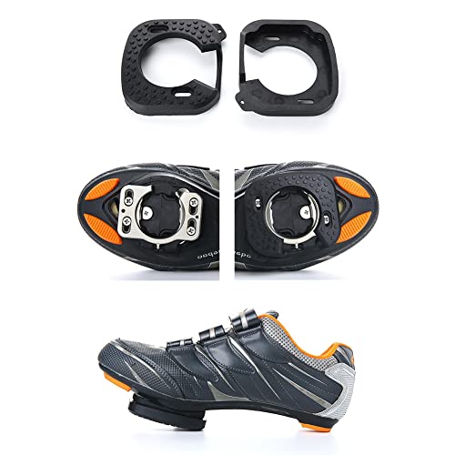 Timagebreze 1 Par de Zapatos de Ciclismo de LiberacióN RáPida Cubierta de Cala Adaptador de Pedal de Bicicleta con Bloqueo AutomáTico Convertidor para Speedplay Zero Light Action