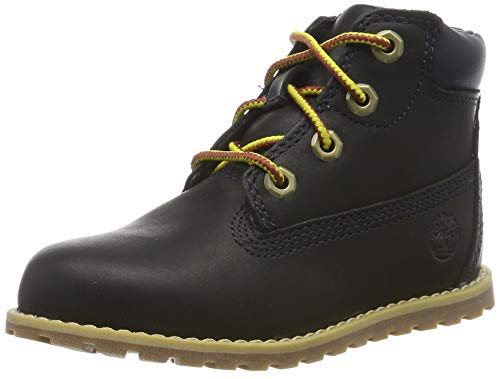 Timberland Pokey Pine 6-Inc (Toddler), Botas Unisex niños, Azul Navy Full Grain, 22 EU