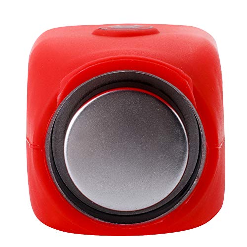 Timbre de Bicicleta y Anillo de Ciclismo Negro Adecuado para Uso en Bicicleta Al Aire Libre para Un Sonido Seguro Accesorios(Red)