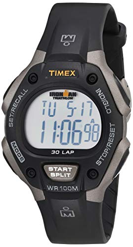 Timex T5E901 - Reloj multifunción Unisex, Color Negro y Gris