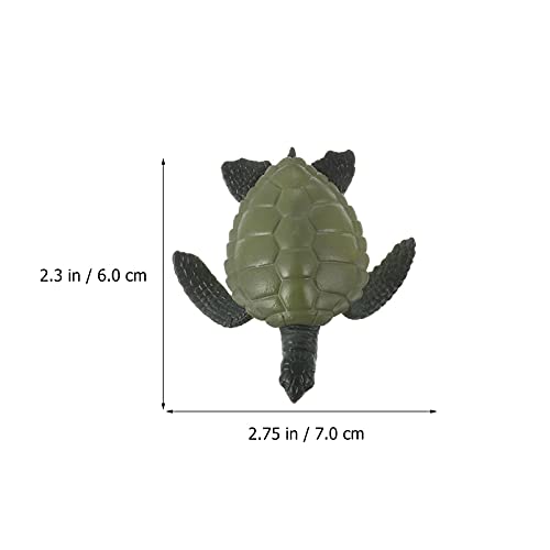 Toddmomy 4 Piezas de Ciclo de Vida Conjunto de Tortuga Océano Animal Marino Crecimiento Ciclo de Vida Modelo Figura Aprendizaje Educativo Animal Océano Ciencia Juguetes para Niños Pequeños