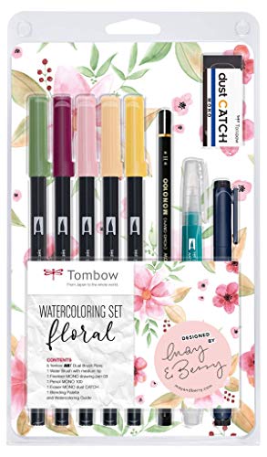 Tombow WCS-FL - Set de acuarela floral