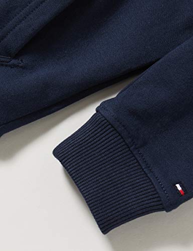 Tommy Hilfiger Essential Hoodie Diseño con Capucha, Twilight Navy, 8 años para Niños