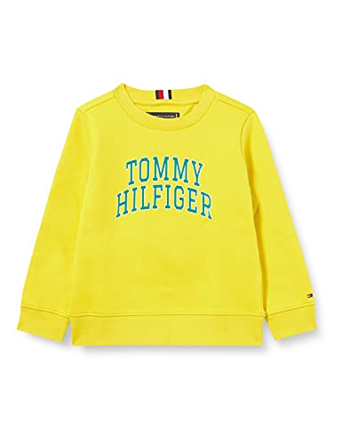Tommy Hilfiger Hilfiger Artwork Sweatshirt Suéter, Valley Yellow, 4 para Hombre