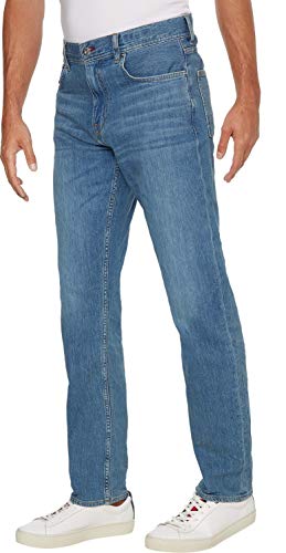 Tommy Hilfiger Regular Mercer STR Ind Jeans, Vermont Indigo, W32 / L34 para Hombre