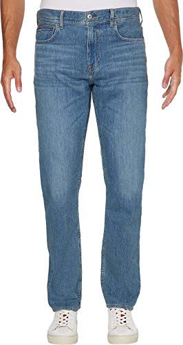 Tommy Hilfiger Regular Mercer STR Ind Jeans, Vermont Indigo, W32 / L34 para Hombre