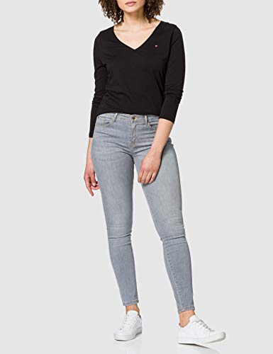 Tommy Hilfiger TH Flex como Skinny RW Des Pantalones, W24 / L32 para Mujer