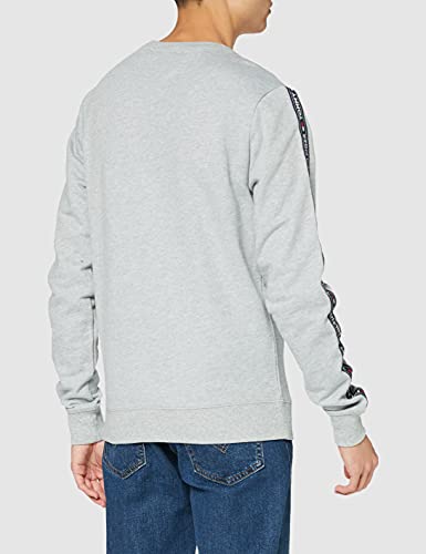 Tommy Hilfiger Track Top LS HWK Sudadera, Gris (Grey Heather 004), Medium para Hombre