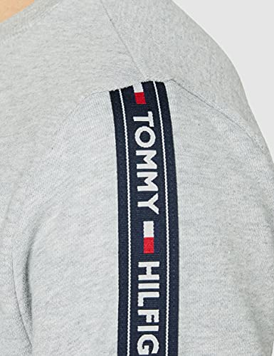 Tommy Hilfiger Track Top LS HWK Sudadera, Gris (Grey Heather 004), Medium para Hombre