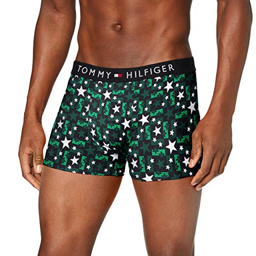 Tommy Hilfiger Trunk Print Ropa Interior, Star Squares Terrain, SM para Hombre