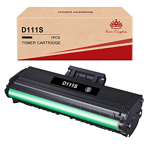 Toner Kingdom Compatible Cartucho Toner Reemplazo para Samsung MLT-D111S para Samsung Xpress M2020W M2020 M2022 M2022W M2026 M2026W M2070 M2070W M2070FW (Negro, 1 Paquete)