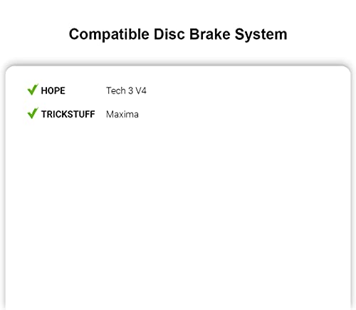 Top Brake Pastillas de Freno de Disco Bicicleta para Hope Tech 3 V4 (Premium E+ - Dorado)