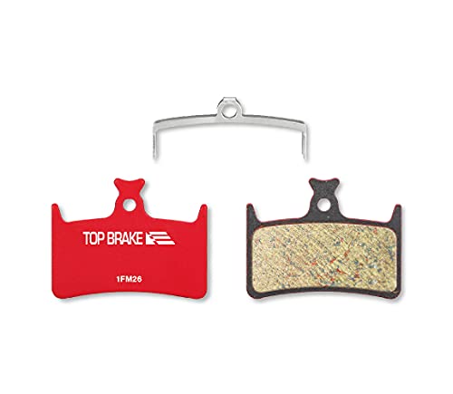 Top Brake Pastillas de Freno de Disco Bicicleta para Hope Tech E4/RX4-Shimano/RX4+/M4/Stealth Race EVO E4 (Performance -Rojo)