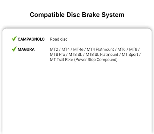 Top Brake Pastillas de Freno de Disco Bicicleta para MAGURA MT2/MT4/MT6/MT8/MT4E/MT Trail Rear/MT8 Pro/MT8 SL/MT Sport (Pin Incluido)(Premium E+ - Dorado)