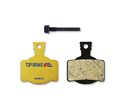 Top Brake Pastillas de Freno de Disco Bicicleta para MAGURA MT2/MT4/MT6/MT8/MT4E/MT Trail Rear/MT8 Pro/MT8 SL/MT Sport (Pin Incluido)(Premium E+ - Dorado)