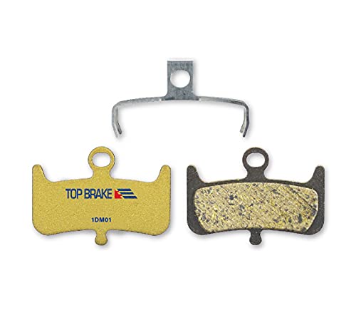 Top Brake Pastillas de Freno de Disco de Bicicleta para Hayes Dominion A4 (Premium E+ - Dorado)