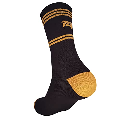 TopActive | Calcetines de Ciclismo Altos para Hombres y Mujeres | Calcetines Deportivos de Ciclismo Transpirables para Montaña, Spining, Ciclismo de Ruta | Pack de 3, talla 39-41