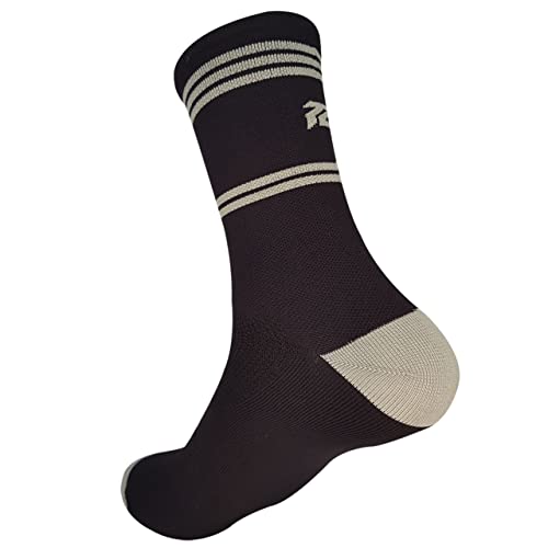 TopActive | Calcetines de Ciclismo Altos para Hombres y Mujeres | Calcetines Deportivos de Ciclismo Transpirables para Montaña, Spining, Ciclismo de Ruta | Pack de 3, talla 39-41