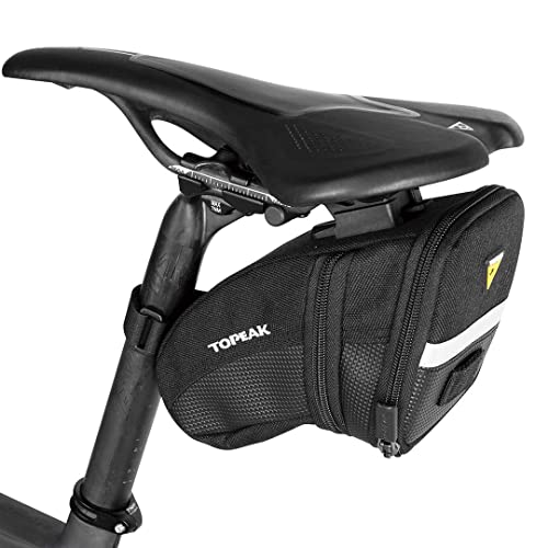 Topeak Aero Wedge Pack (QuickClick) - Bolsa para sillín de bicicletas( 15 x 7 ), talla Micro
