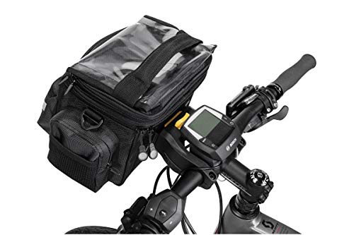 Topeak Handlebar Bag Tourguide, Bolsa de Manillar para Bicicleta, Negro, Talla única