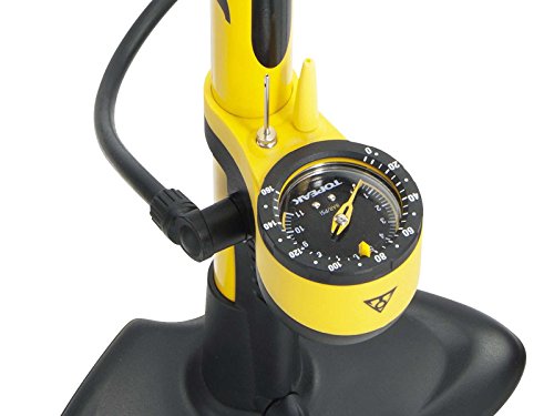 Topeak Joe Blow Sport II - Bomba de Suelo para Bicicleta, Color Amarillo, 67,8 x 25,3 x 11,7 cm